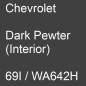 Preview: Chevrolet, Dark Pewter (Interior), 69I / WA642H.